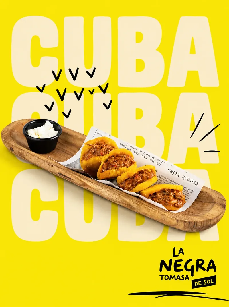 Campaña Cuba sobre el amarillo de la casa