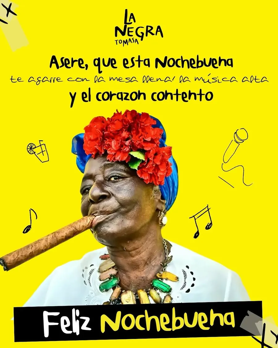 Cartel de La Negra Tomasa después del proyecto